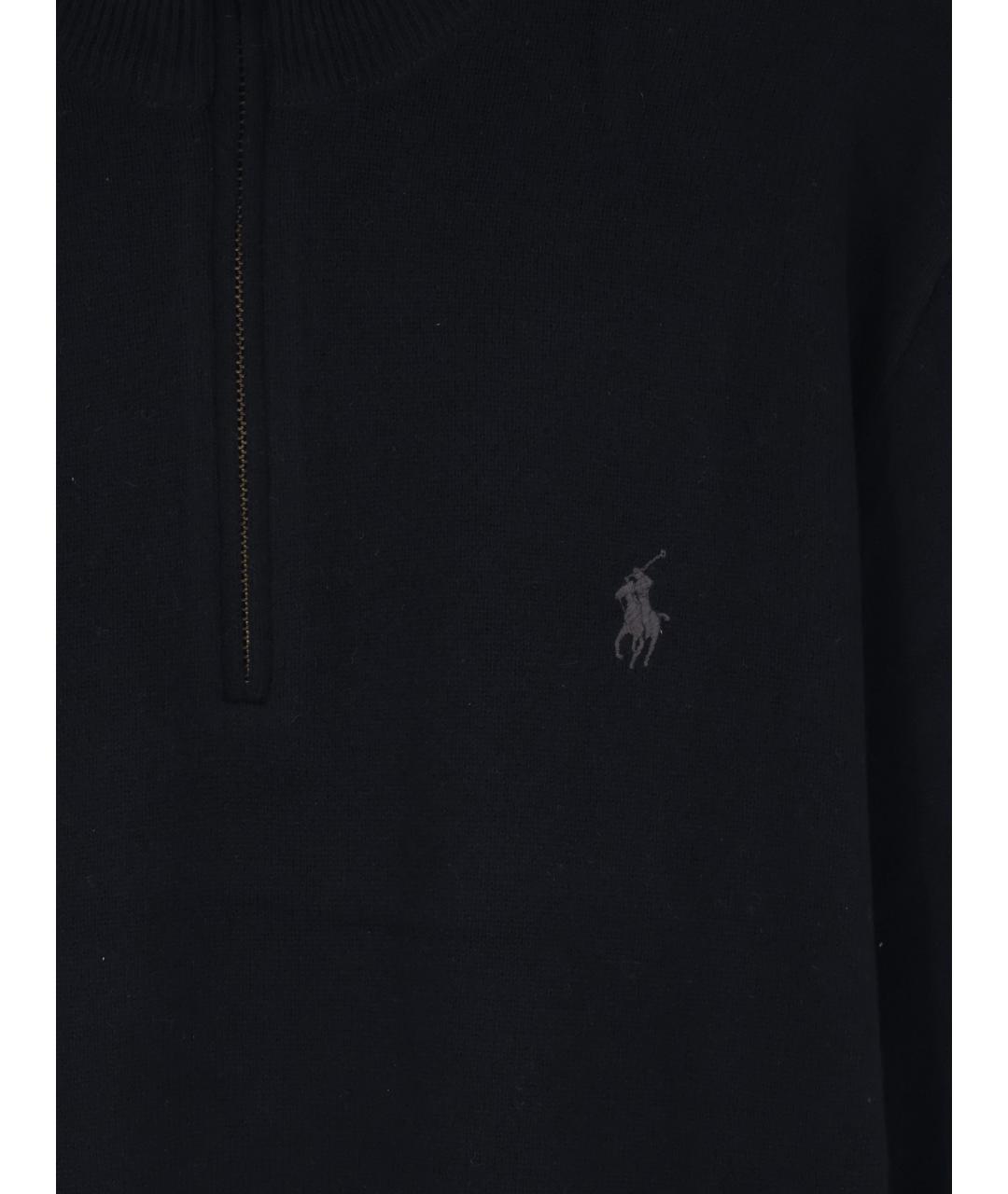 POLO RALPH LAUREN Черный шерстяной джемпер / свитер, фото 3