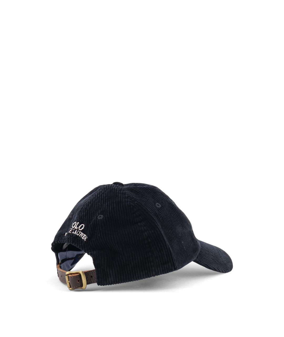 POLO RALPH LAUREN Черная хлопковая кепка/бейсболка, фото 3