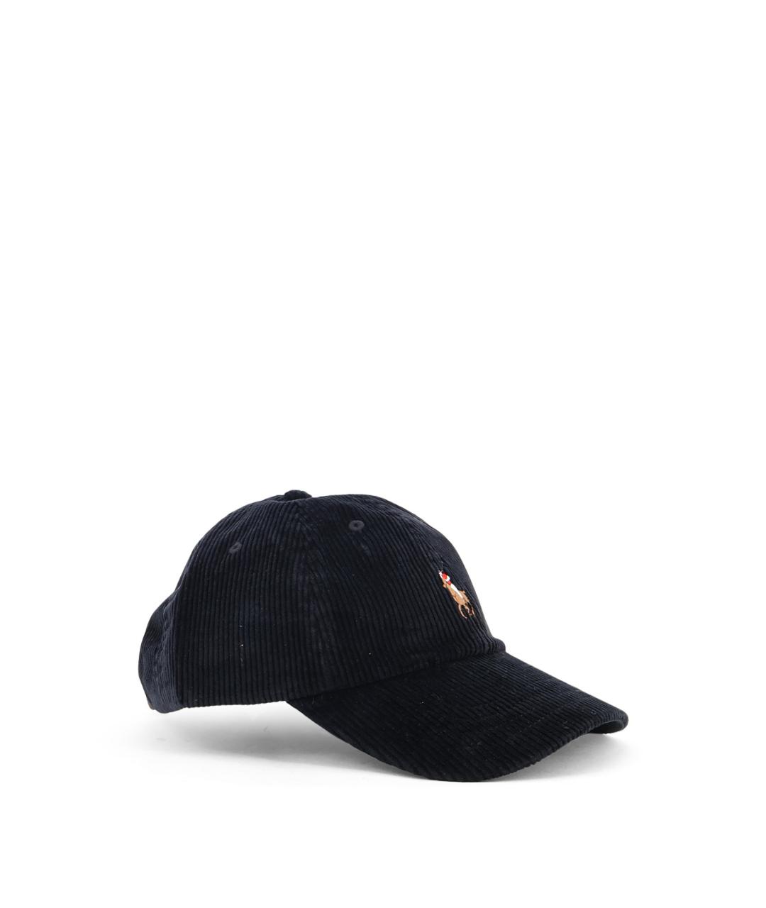 POLO RALPH LAUREN Черная хлопковая кепка/бейсболка, фото 2