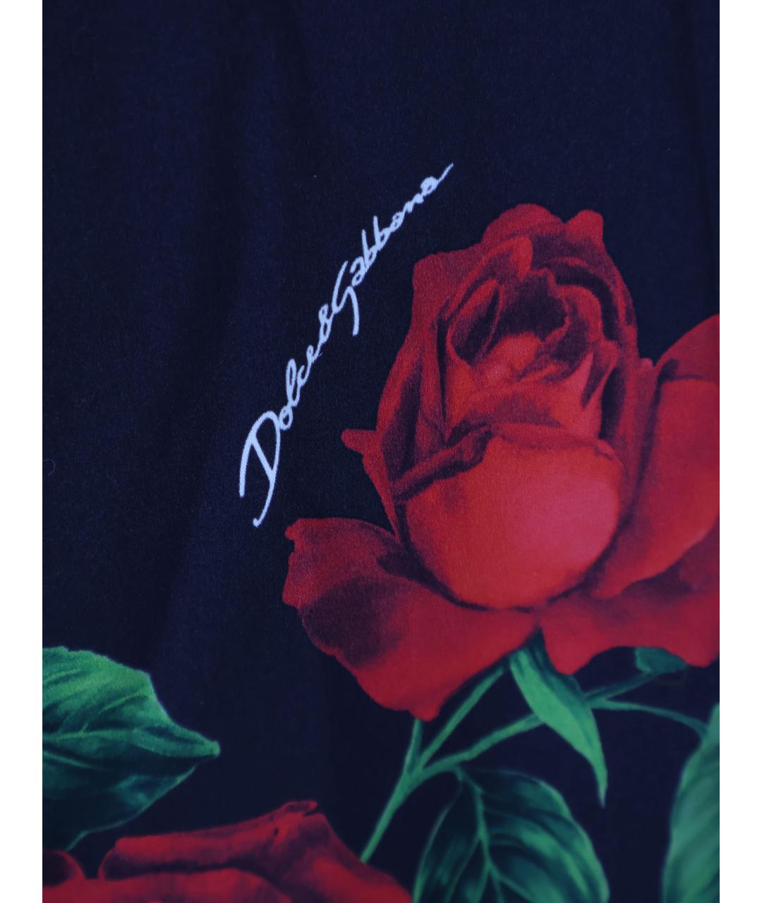 DOLCE&GABBANA Черное шелковое платье, фото 3