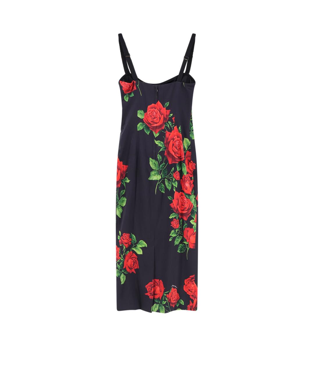 DOLCE&GABBANA Черное шелковое платье, фото 2