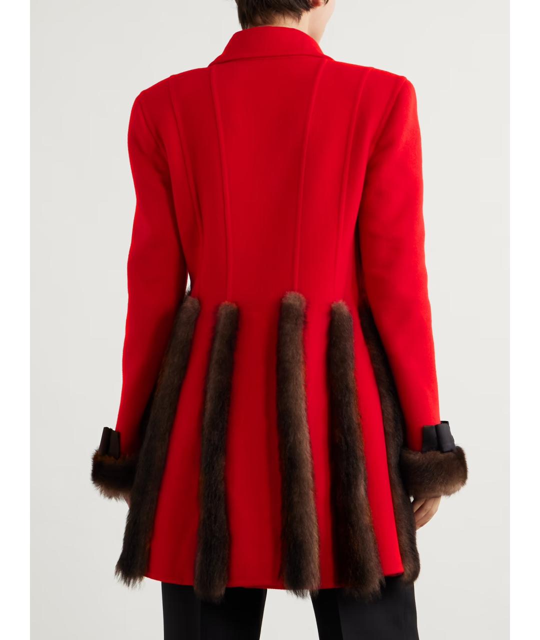 VALENTINO Красное кашемировое пальто, фото 3