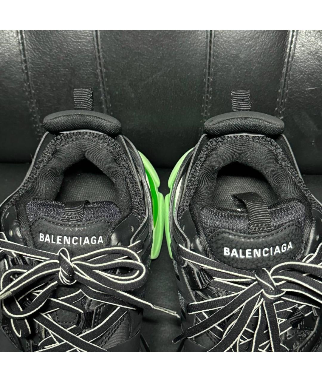 BALENCIAGA Черные текстильные кроссовки, фото 7