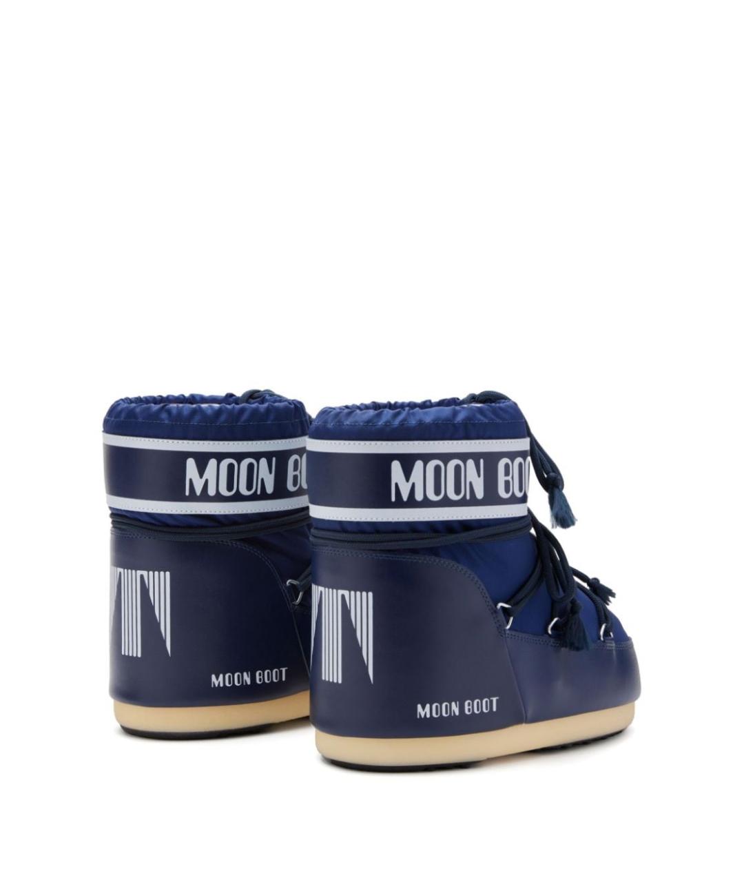 MOON BOOT Синие синтетические сапоги, фото 4