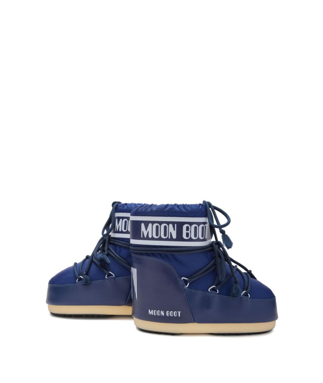 MOON BOOT Синие синтетические сапоги, фото 3