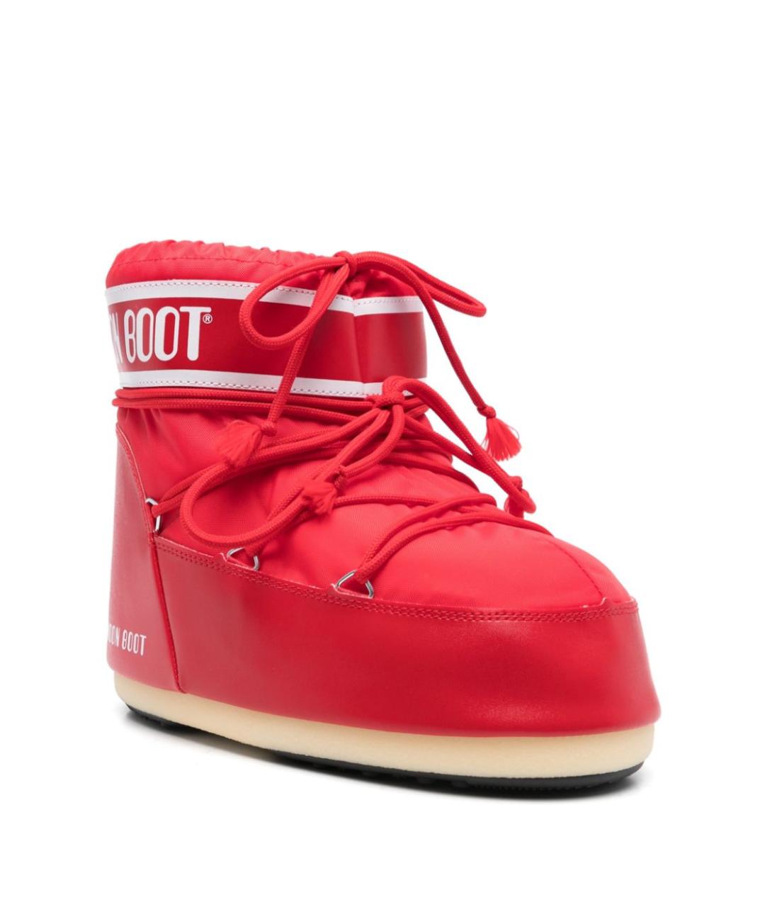 MOON BOOT Красные синтетические сапоги, фото 2