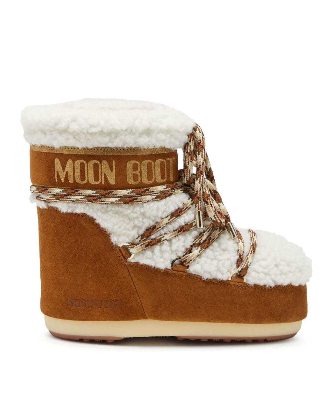 MOON BOOT Мульти кожаные сапоги, фото 1