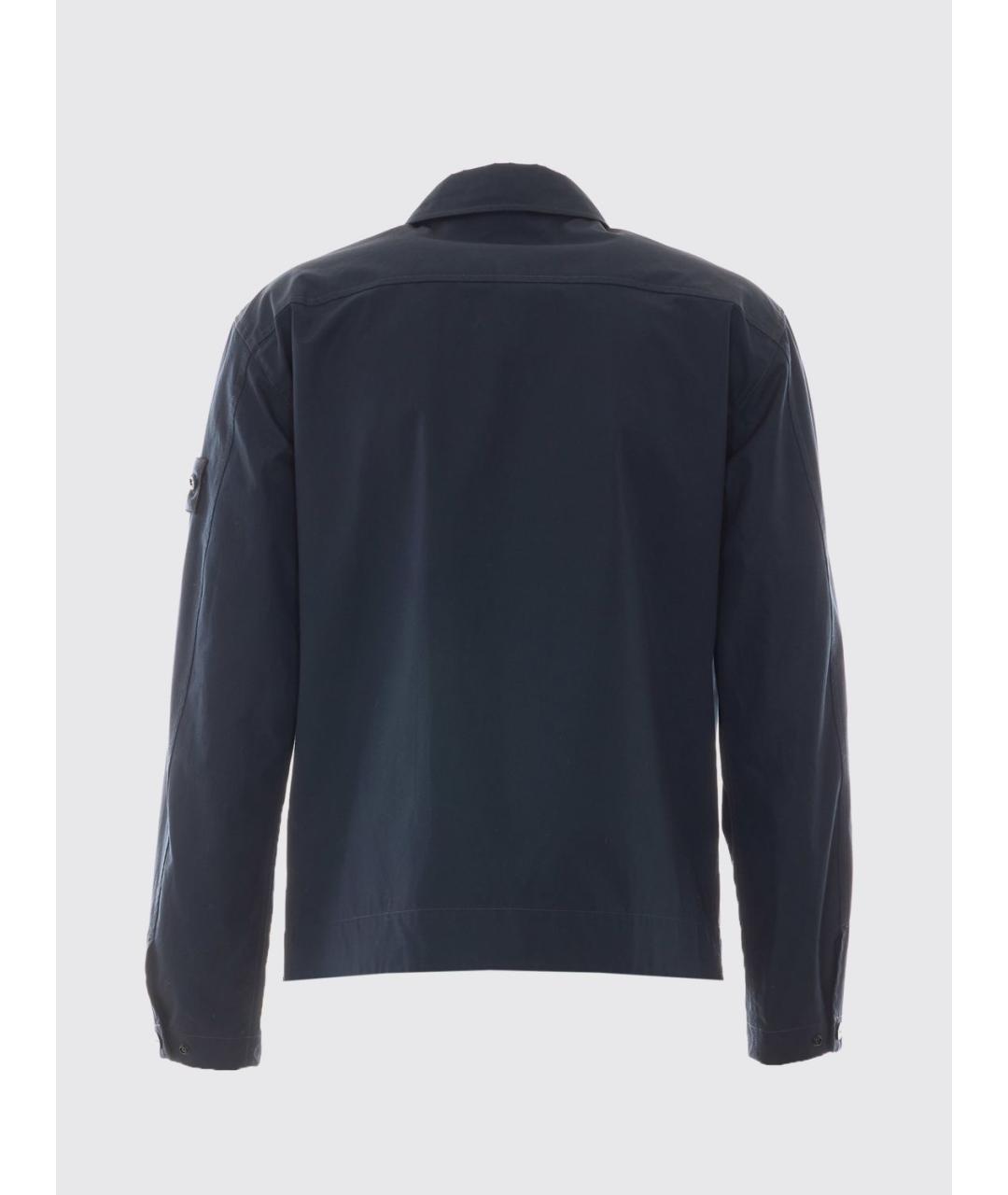 STONE ISLAND Синяя хлопковая куртка, фото 3