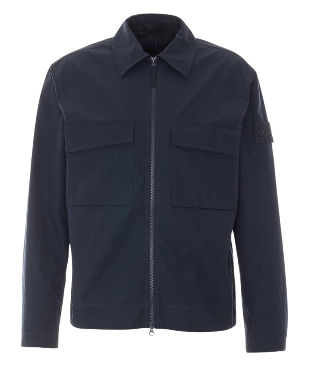 STONE ISLAND Синяя хлопковая куртка, фото 1