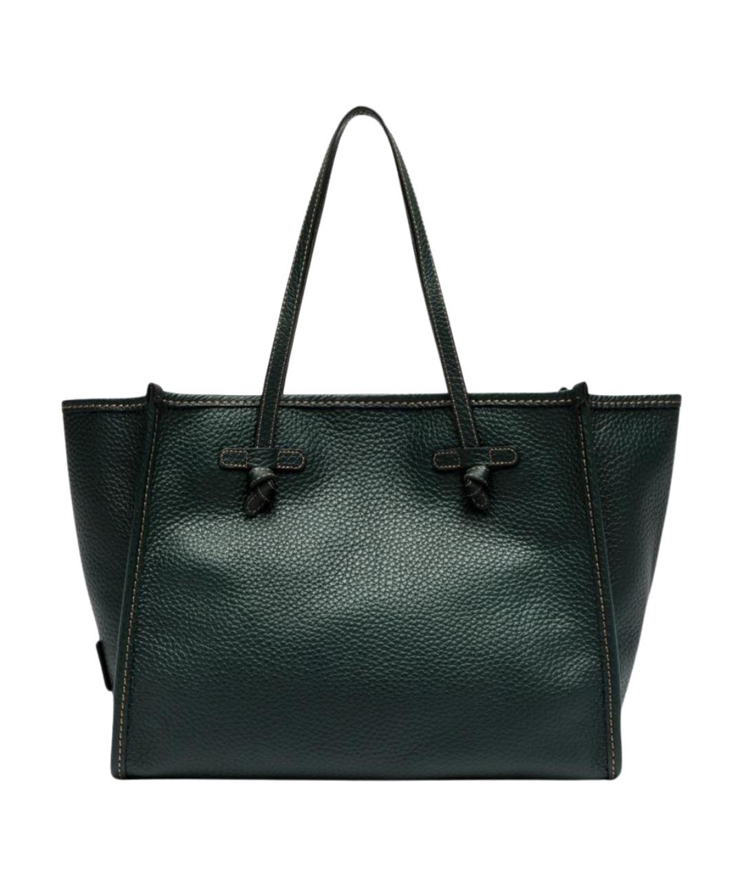 Gianni Chiarini Зеленая кожаная сумка тоут, фото 1