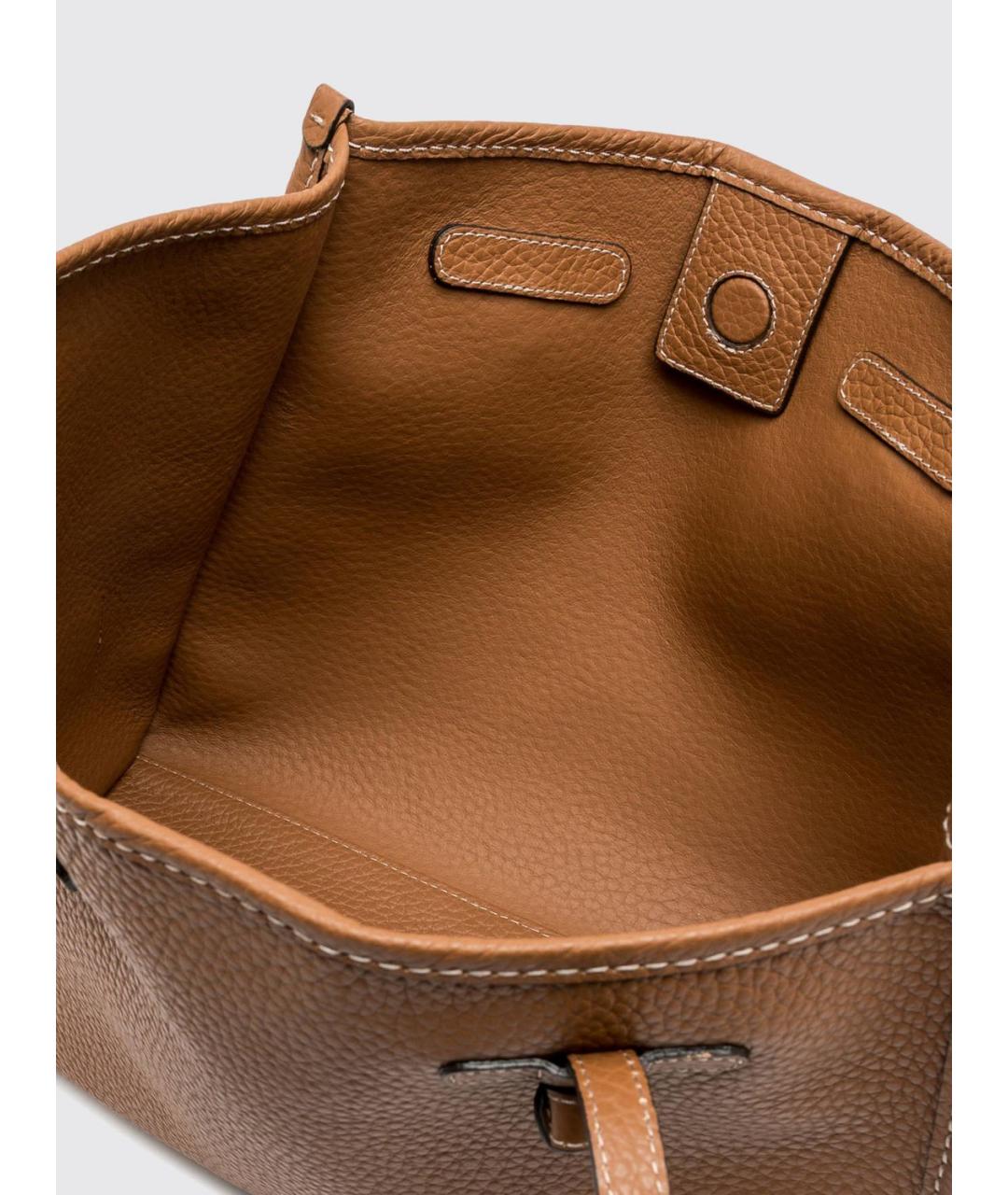 Gianni Chiarini Коричневая кожаная сумка через плечо, фото 4