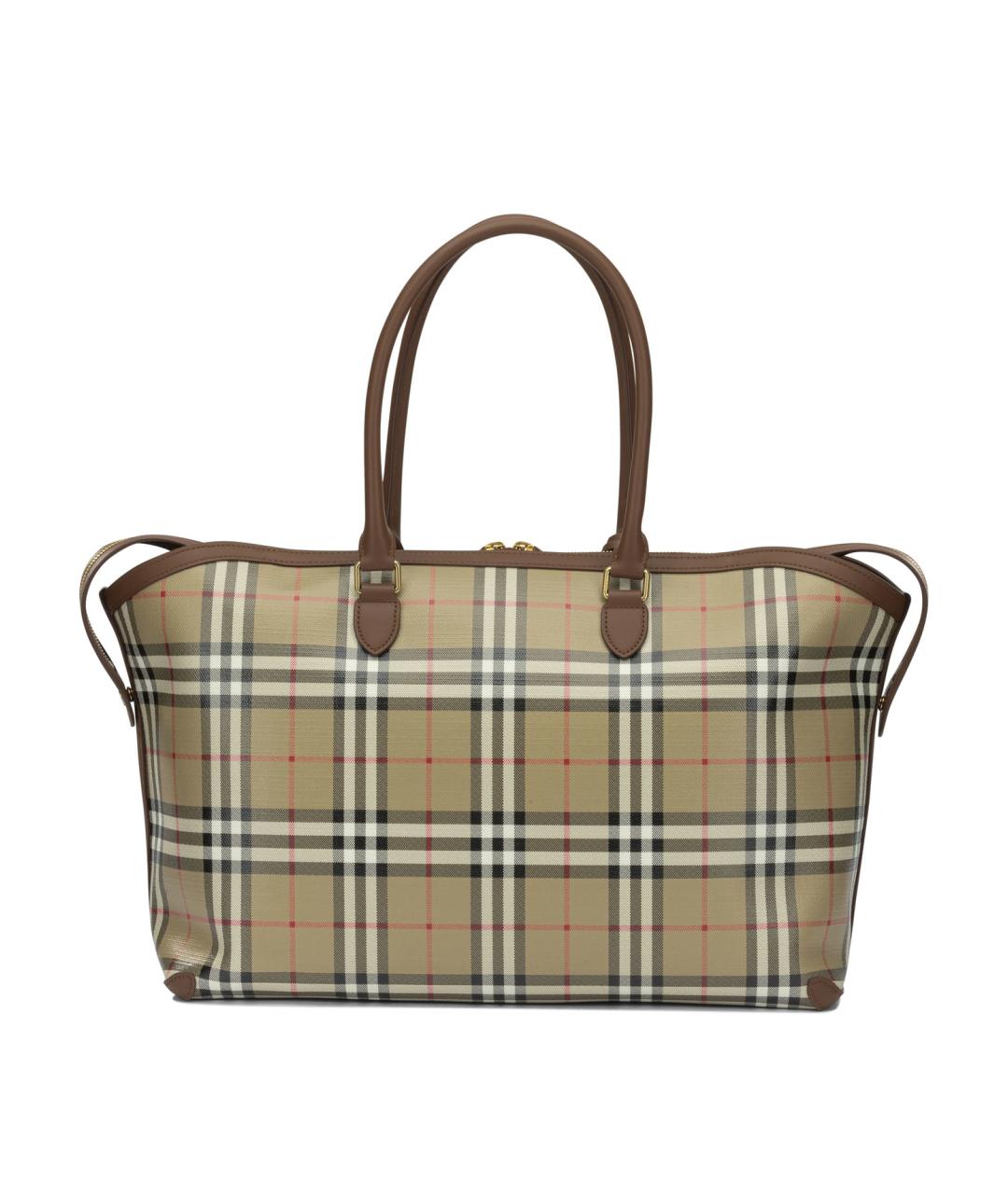 BURBERRY Бежевая сумка тоут, фото 3