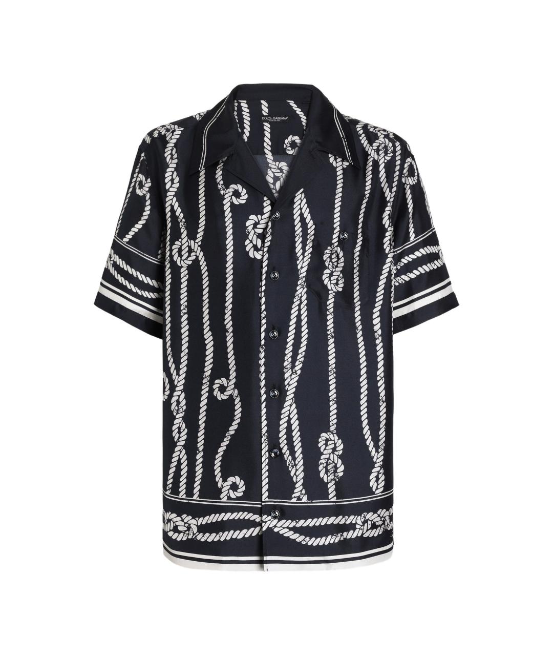 DOLCE&GABBANA Мульти шелковая кэжуал рубашка, фото 1