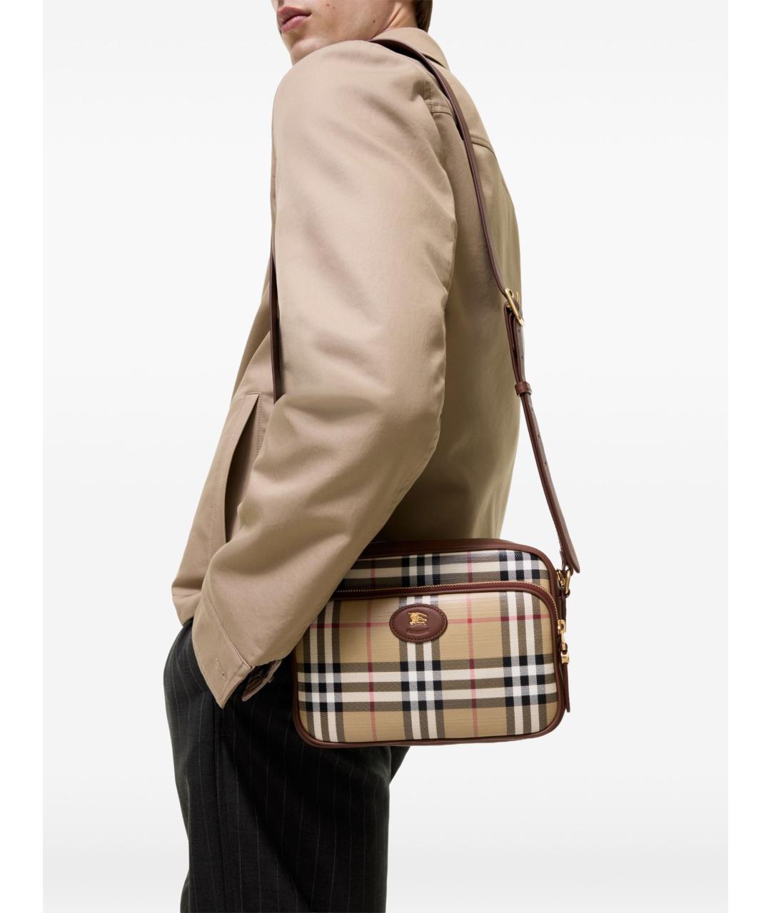 BURBERRY Бежевая сумка на плечо, фото 2