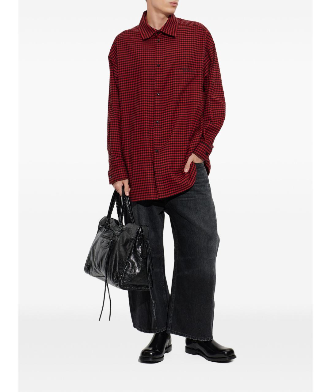 BALENCIAGA Черные кожаные высокие ботинки, фото 4