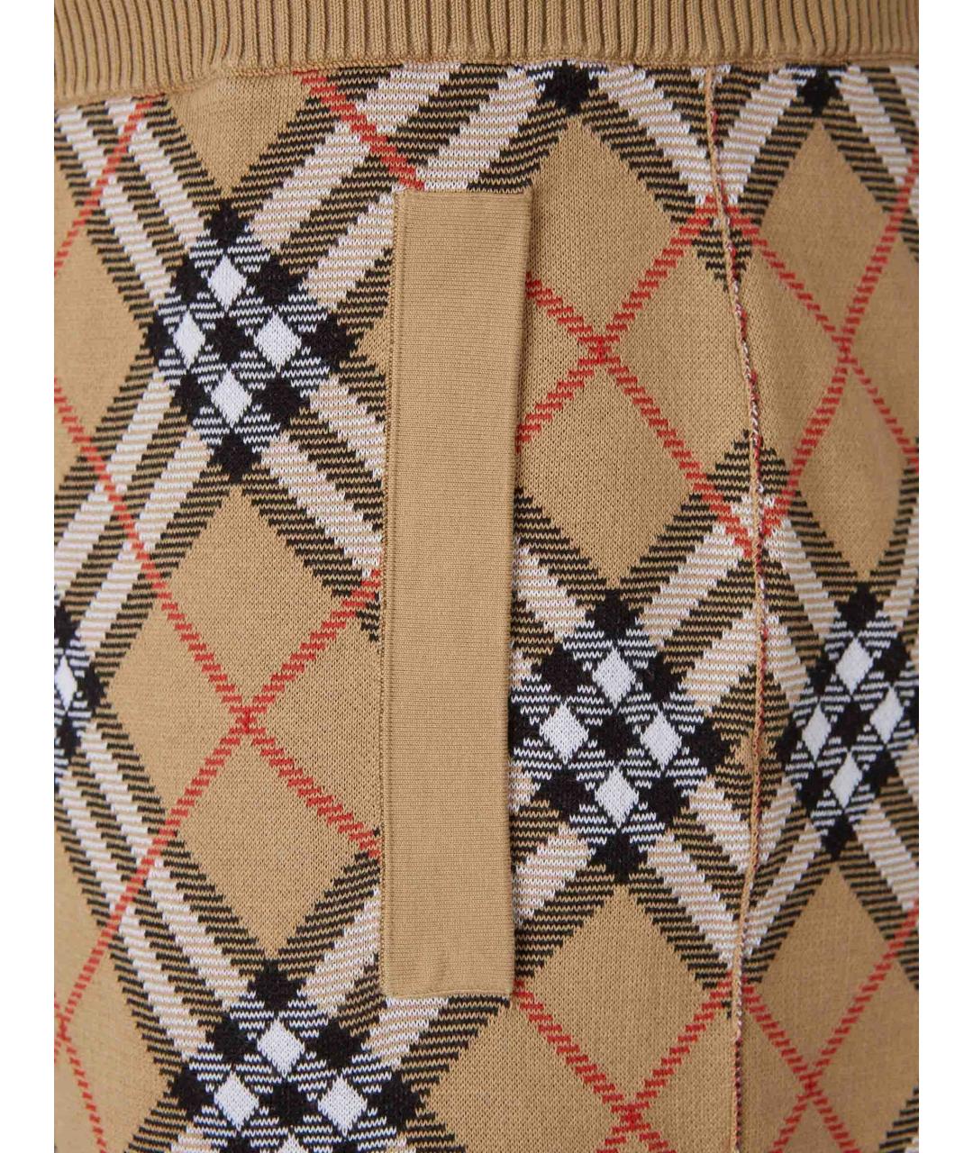 BURBERRY Бежевые хлопковые шорты, фото 4