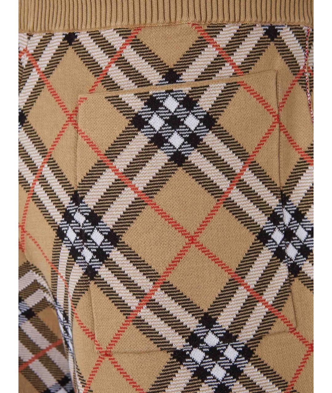 BURBERRY Бежевые хлопковые шорты, фото 3
