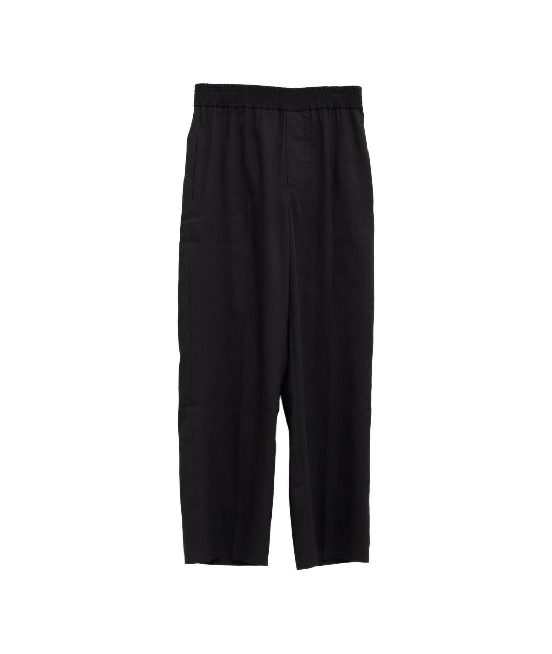 JACQUEMUS Черные хлопковые повседневные брюки, фото 1