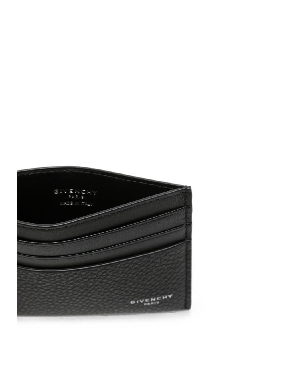 GIVENCHY Черный кожаный кардхолдер, фото 2