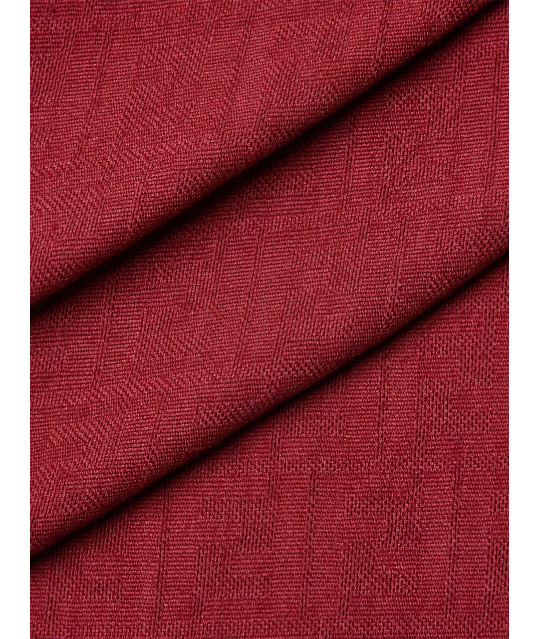 FENDI Красный шерстяной шарф, фото 2