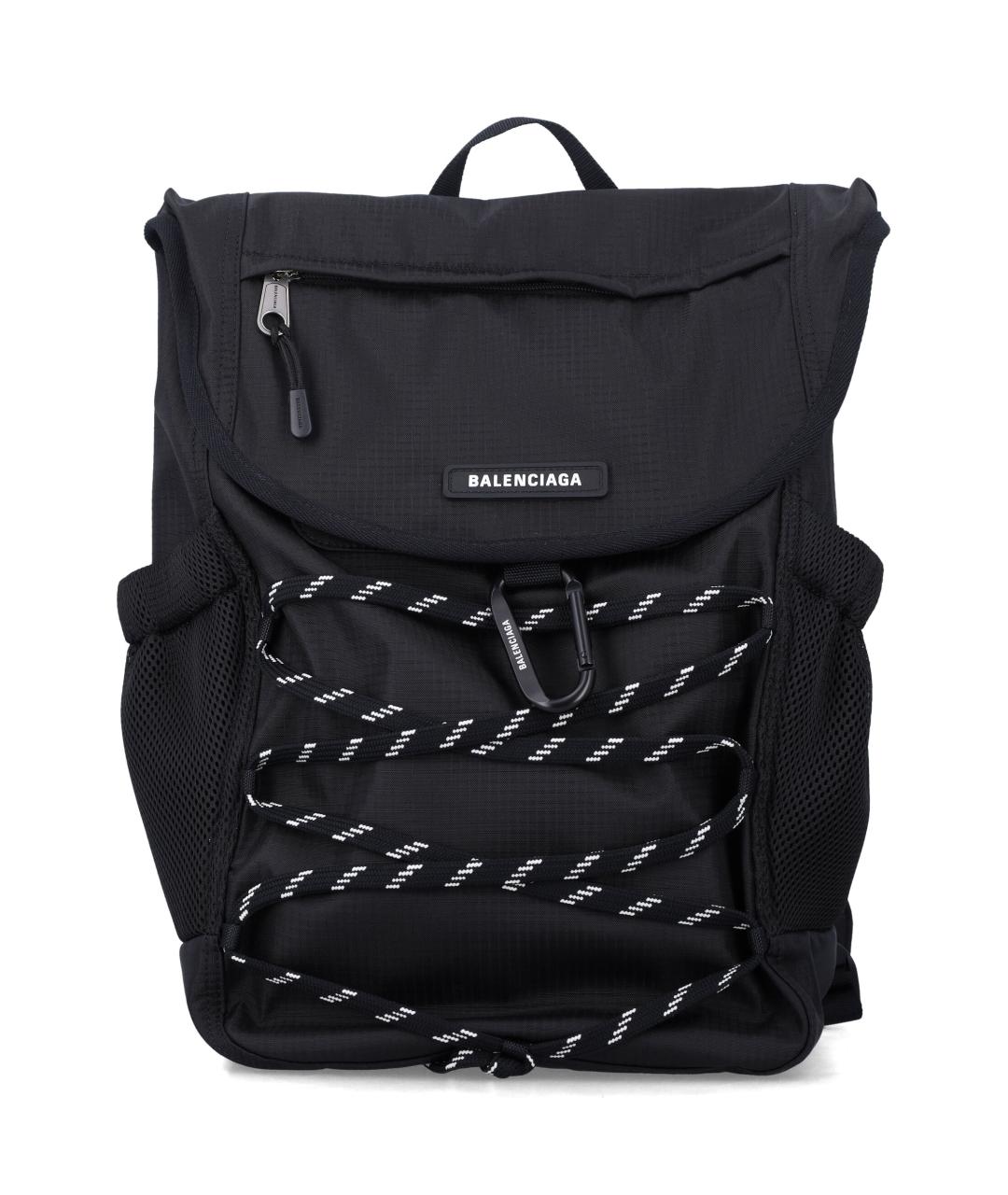 BALENCIAGA Черный тканевый рюкзак, фото 1