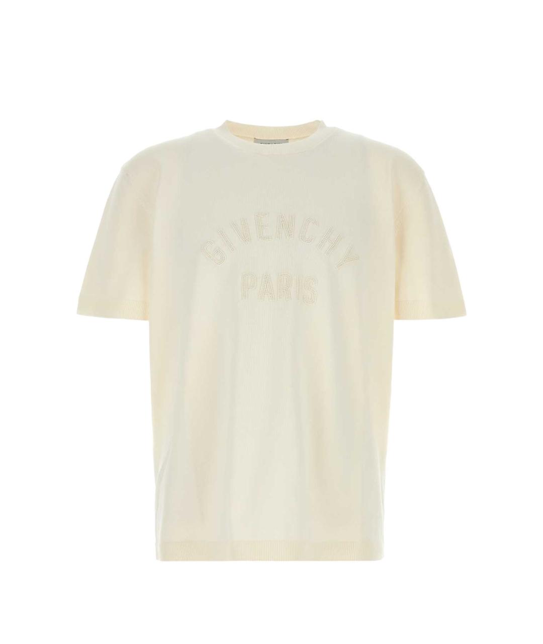 GIVENCHY Белая хлопковая футболка, фото 1