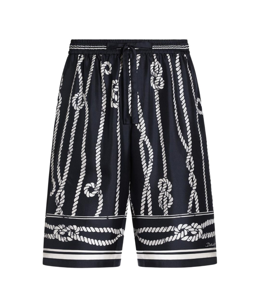 DOLCE&GABBANA Мульти шелковые шорты, фото 1