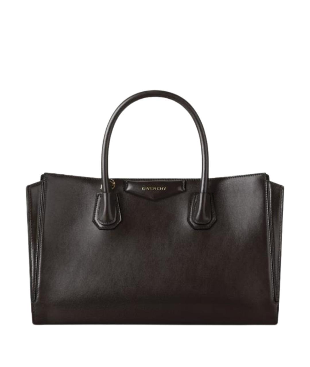 GIVENCHY Коричневая кожаная сумка тоут, фото 1