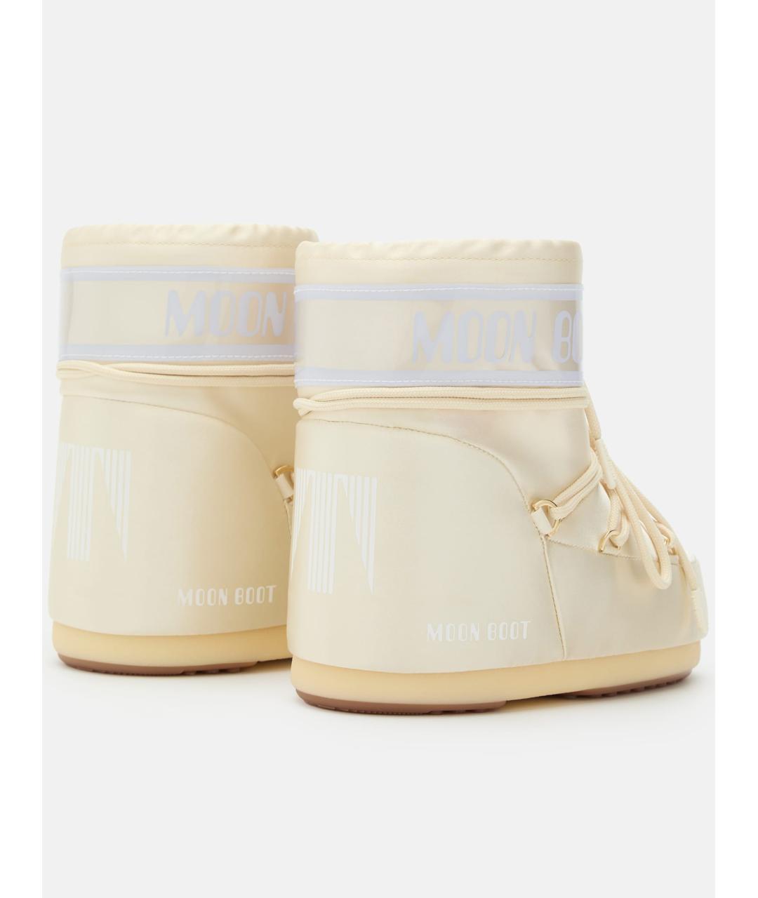 MOON BOOT Белые синтетические ботинки, фото 2