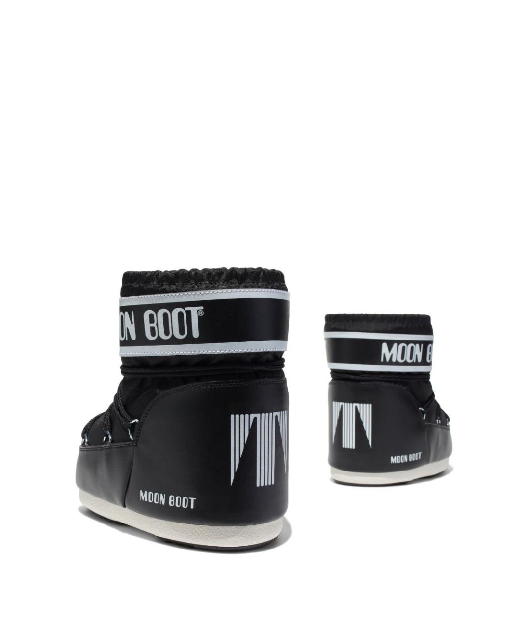 MOON BOOT Черные синтетические ботинки, фото 2