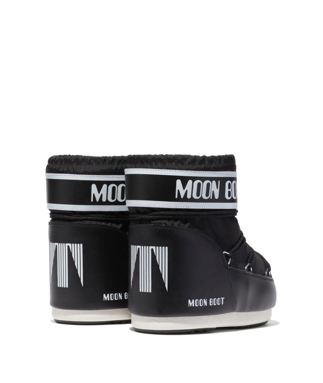 MOON BOOT Черные синтетические ботинки, фото 4