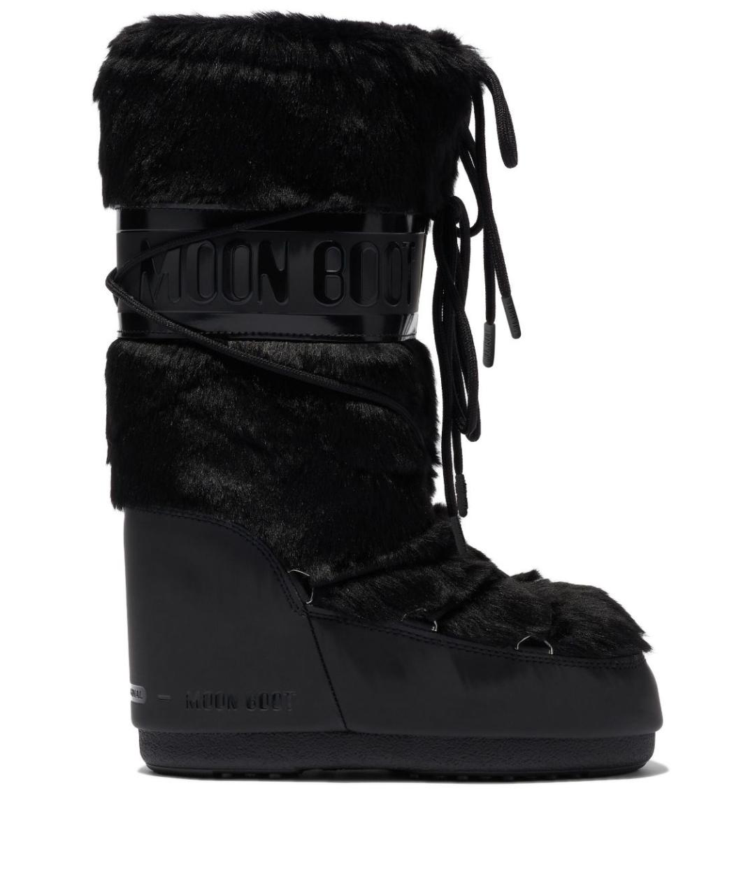 MOON BOOT Черные ботинки, фото 1