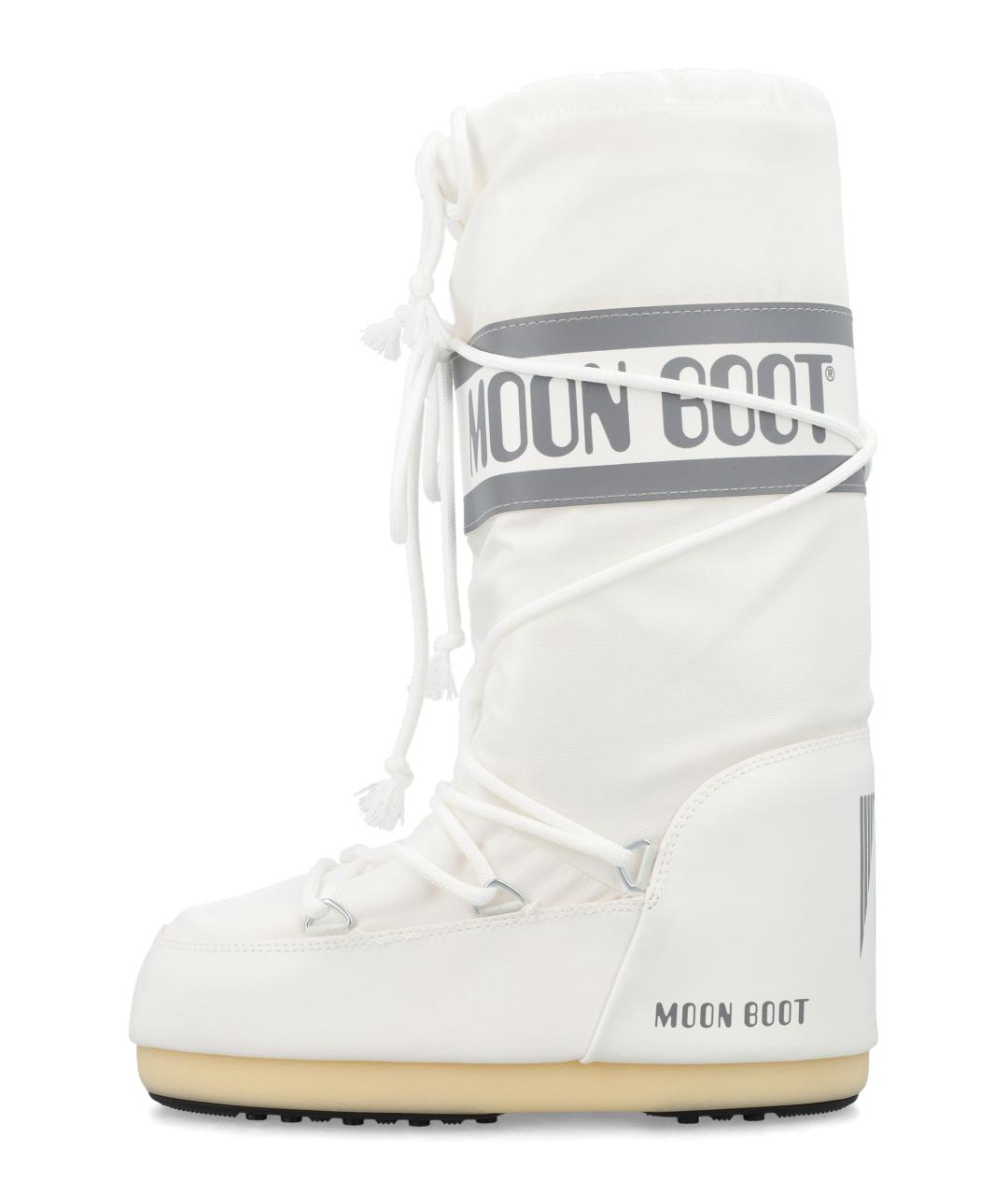 MOON BOOT Белые синтетические ботинки, фото 3