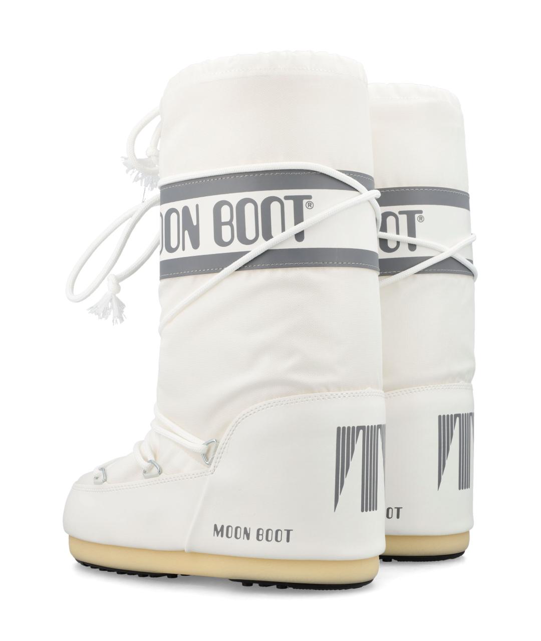 MOON BOOT Белые синтетические ботинки, фото 4