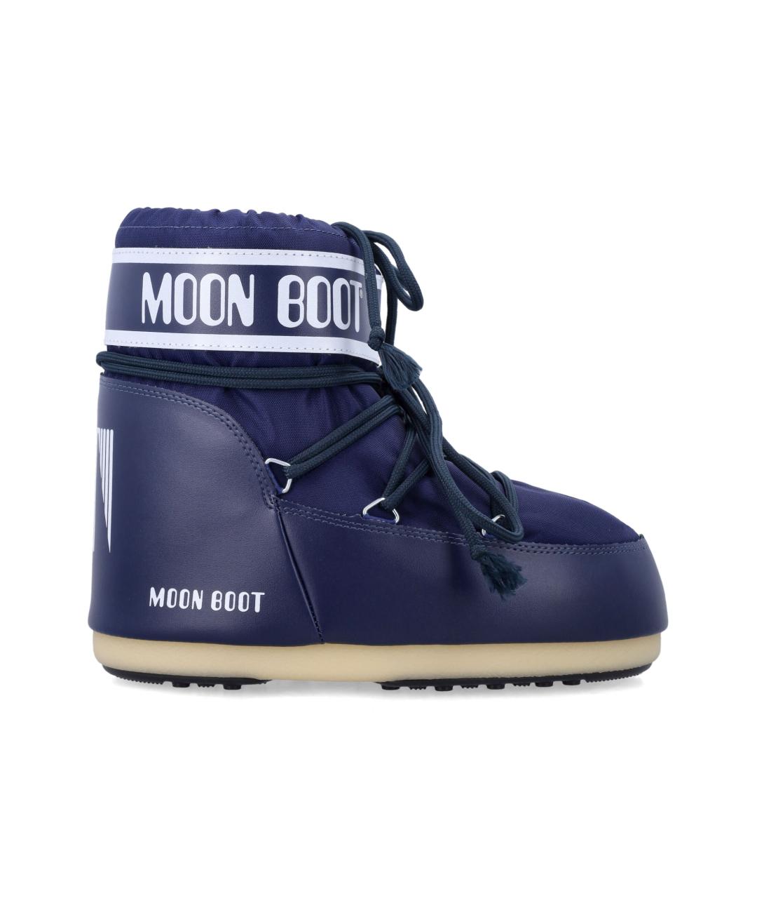 MOON BOOT Синие ботинки, фото 1