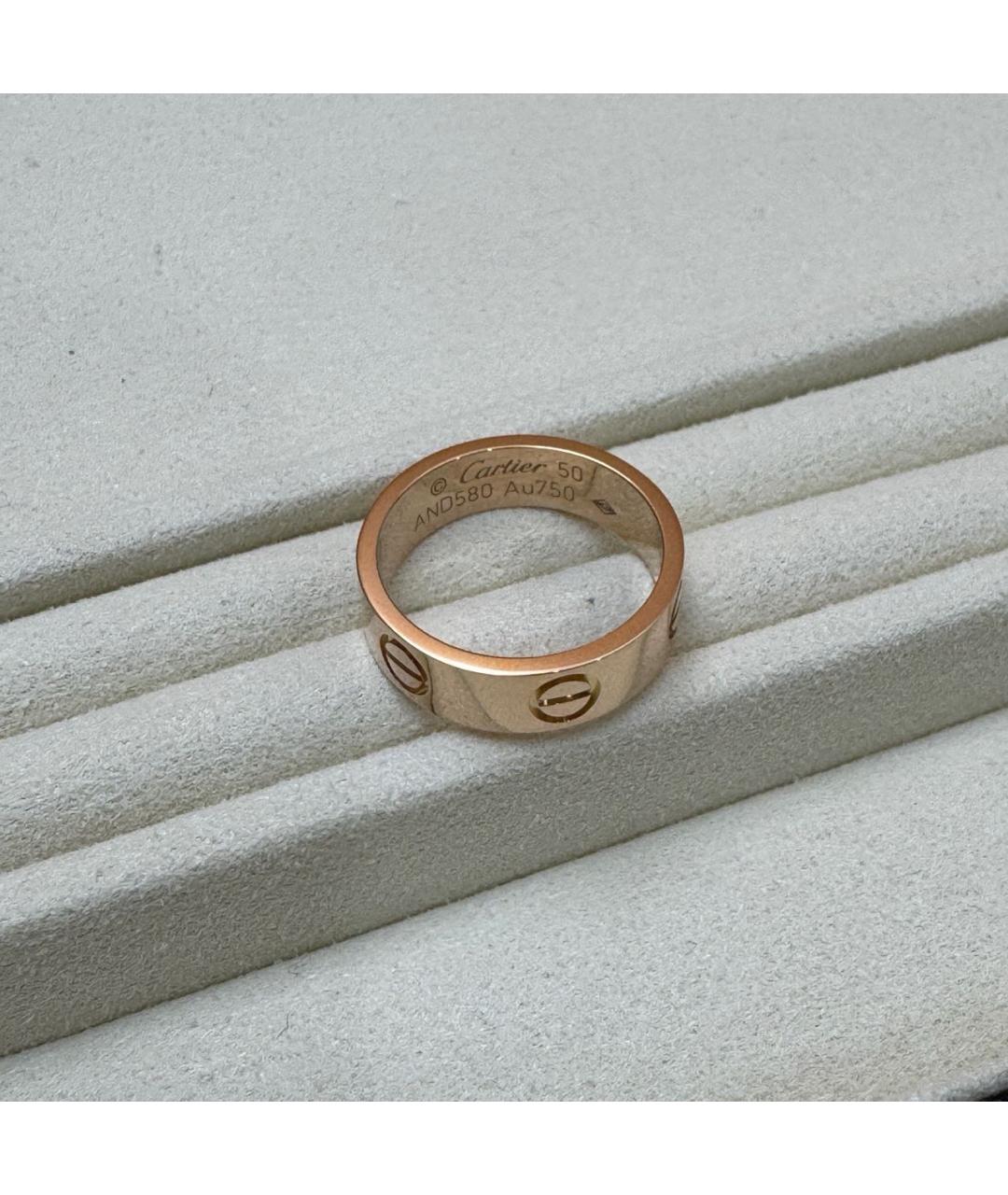 CARTIER Золотое кольцо из розового золота, фото 3
