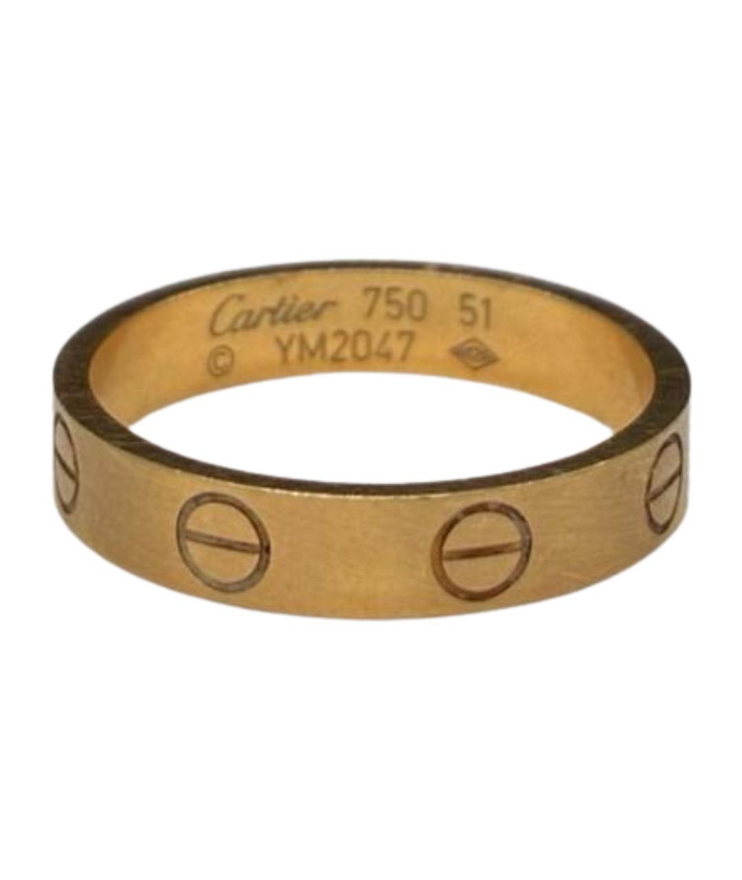 CARTIER Золотое кольцо из желтого золота, фото 1