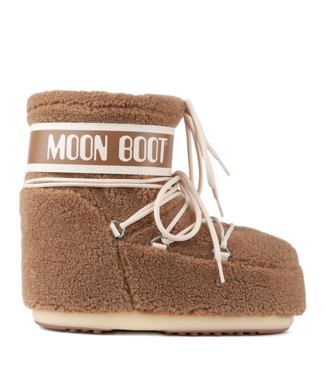 MOON BOOT Коричневые ботинки, фото 1