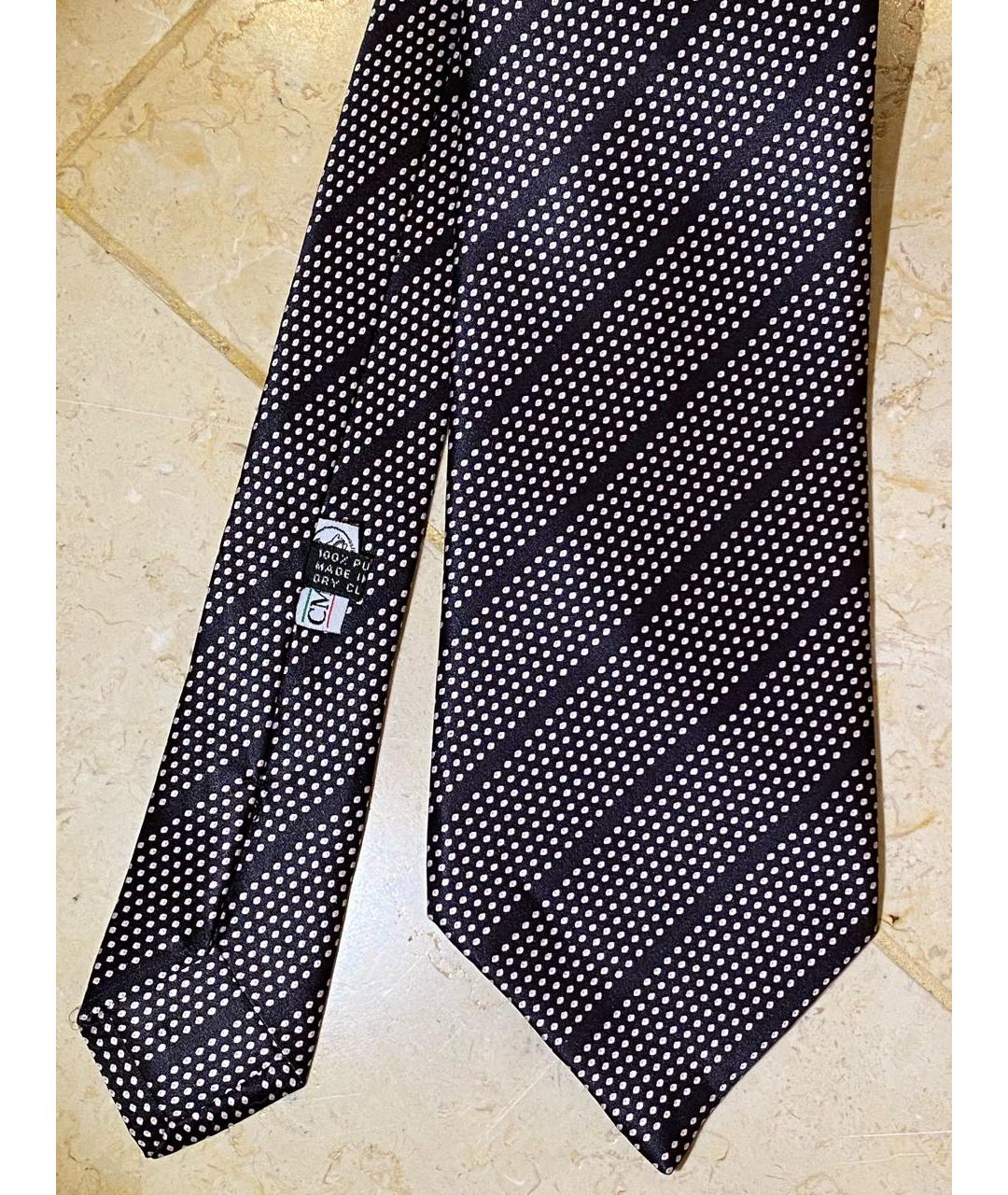 STEFANO RICCI Синий шелковый галстук, фото 2