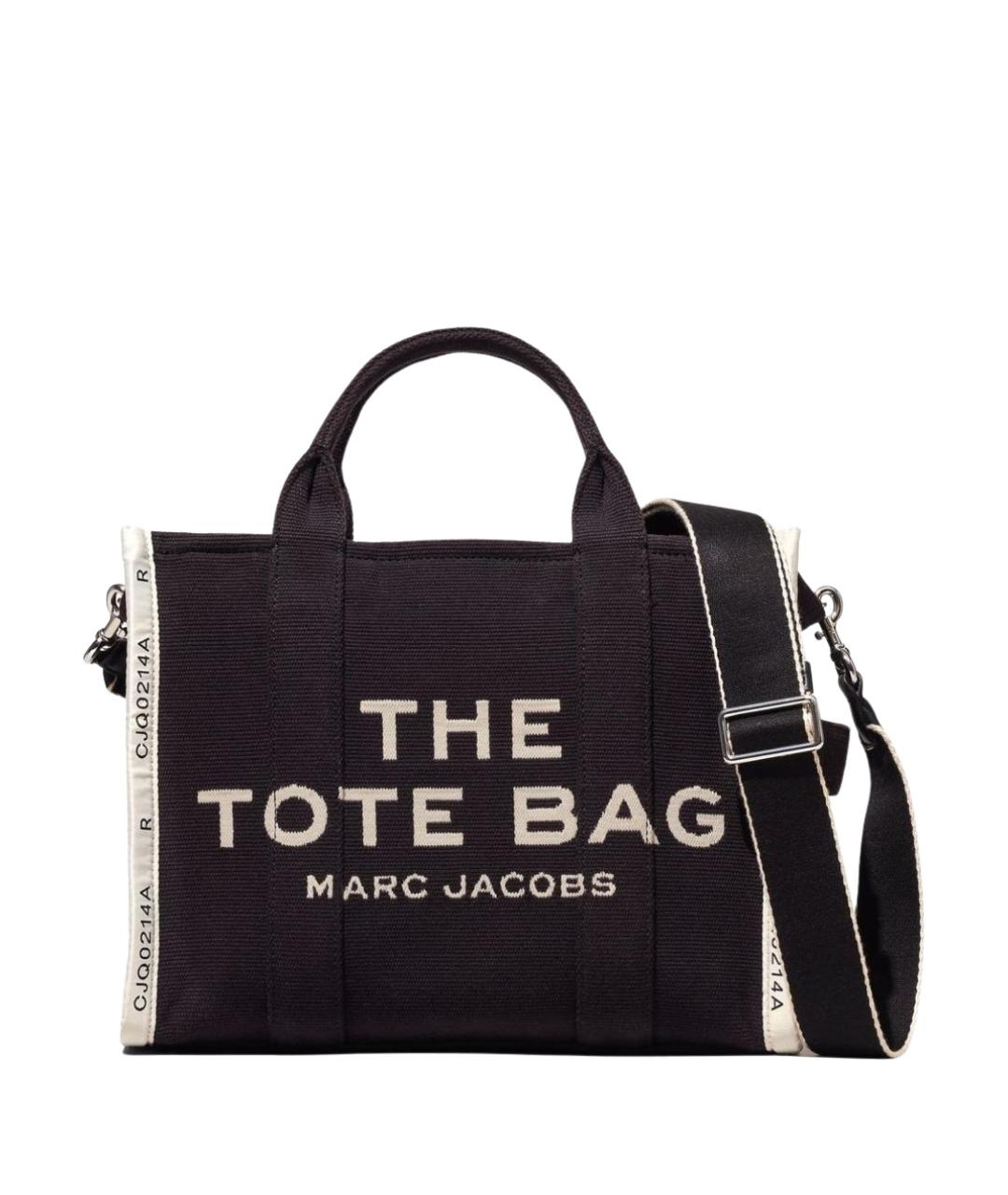MARC JACOBS Черная тканевая сумка тоут, фото 1