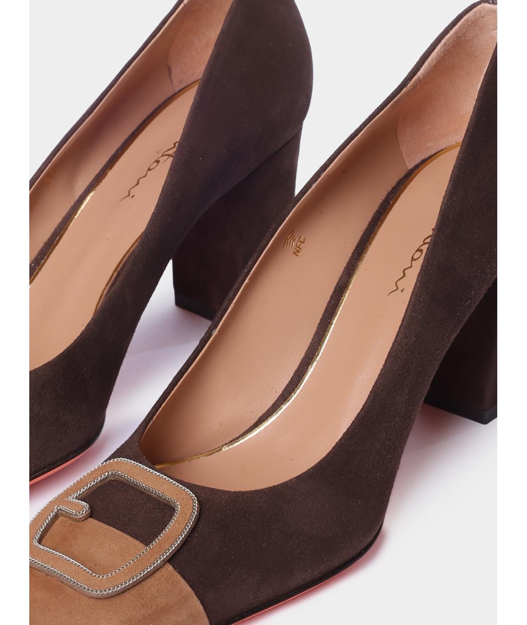 SANTONI Коричневые туфли, фото 3