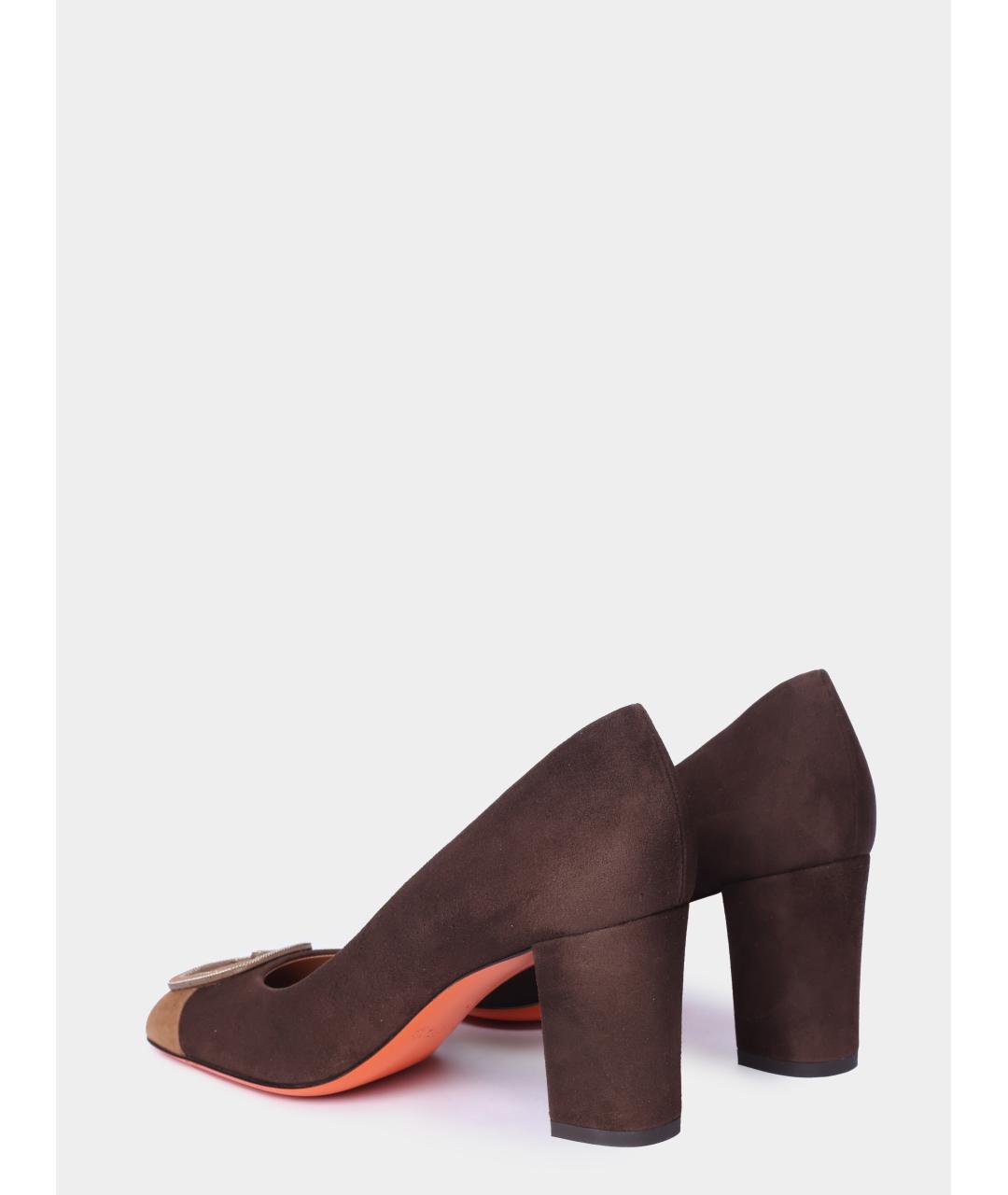 SANTONI Коричневые туфли, фото 5