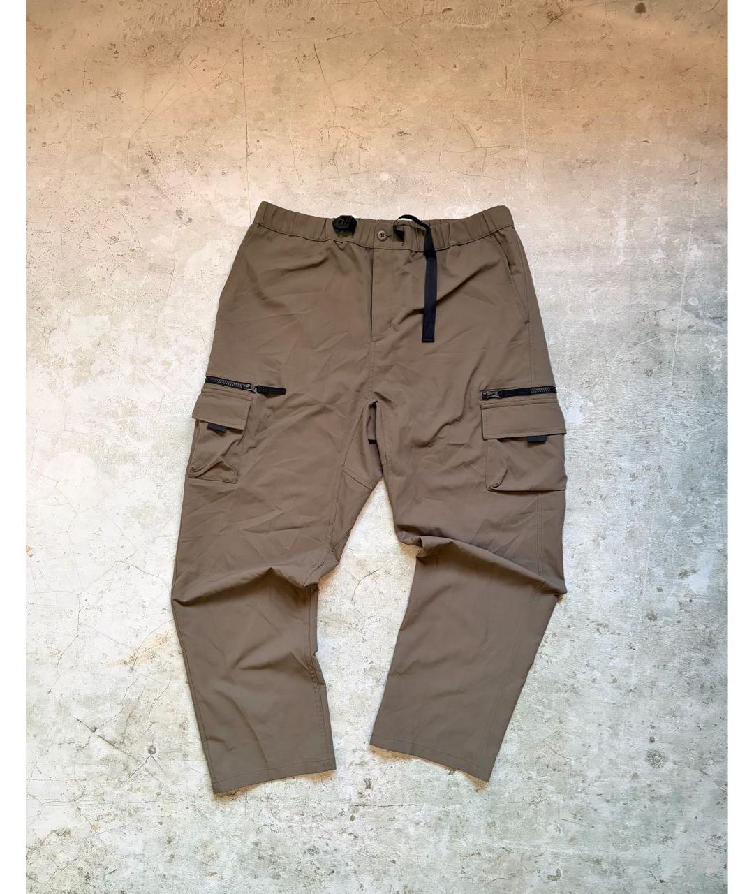CARHARTT WIP Хаки полиэстеровые повседневные брюки, фото 2
