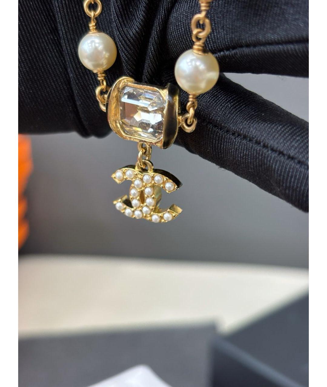 CHANEL Золотое колье, фото 4