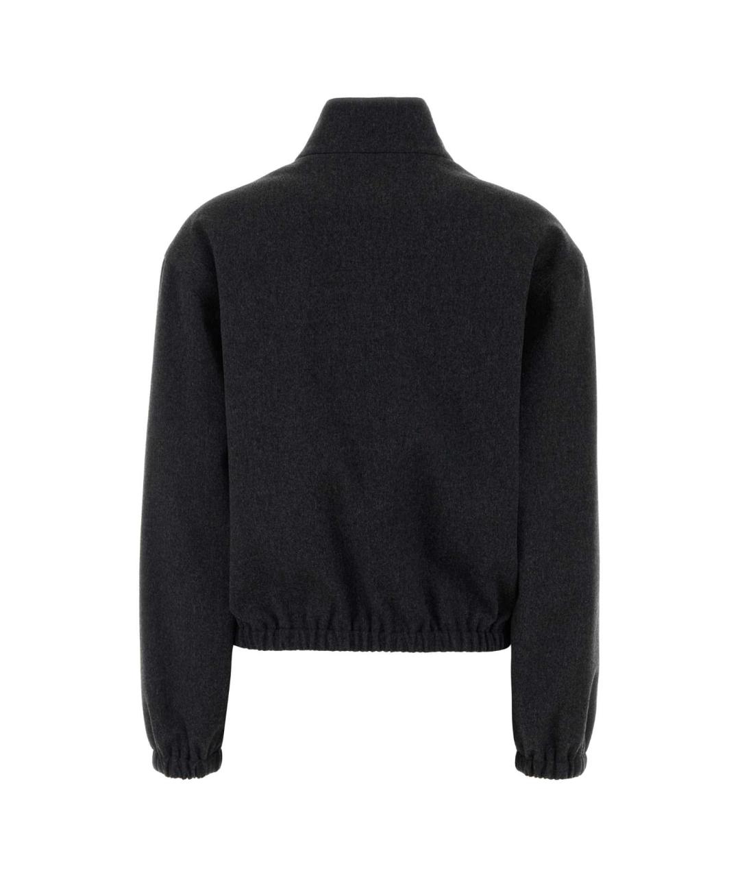 JIL SANDER Серая шерстяная куртка, фото 2