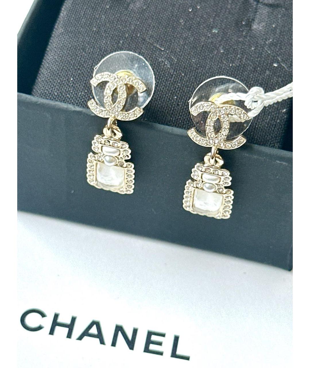 CHANEL Серебряные серьги, фото 8