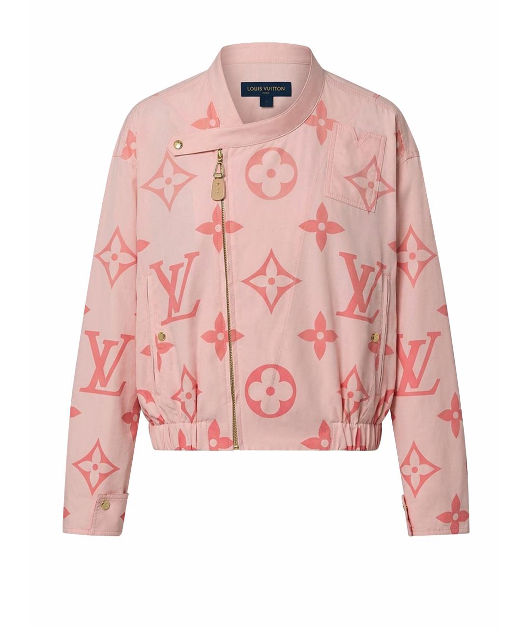 LOUIS VUITTON Коралловая шелковая куртка, фото 1