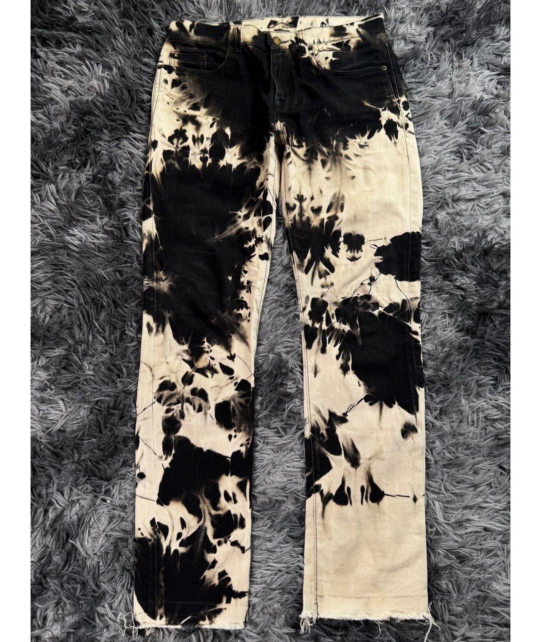 SAINT LAURENT Белые хлопковые джинсы скинни, фото 5