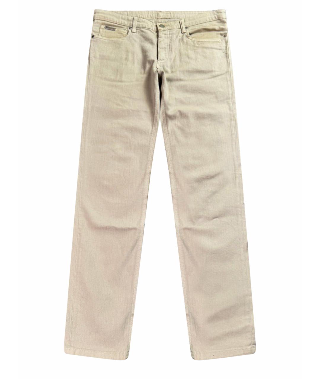 ZADIG & VOLTAIRE Бежевые хлопковые джинсы скинни, фото 1