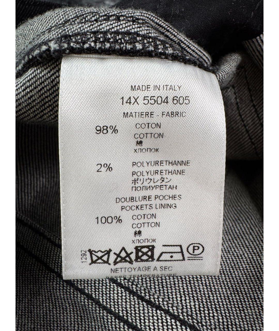 GIVENCHY Черные хлопковые джинсы скинни, фото 6